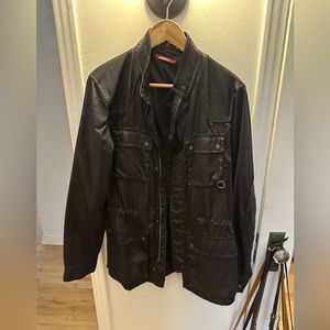 Vintage Prada Nylon / Leather Jacket